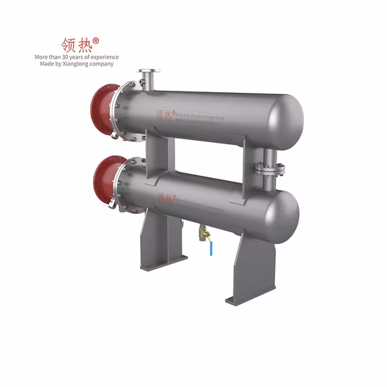 Horizontal Lubricating Oil Pipeline Circulation Process Inline Heater for Industrial