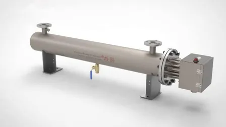 Maßgeschneiderte explosionsgeschützte elektrische Inline-Tauchsieder mit Flansch