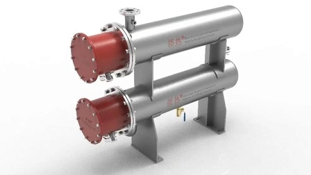 Horizontaler Pipeline-Schmierölzirkulationsprozess, Inline-Flanschheizung für die Industrie